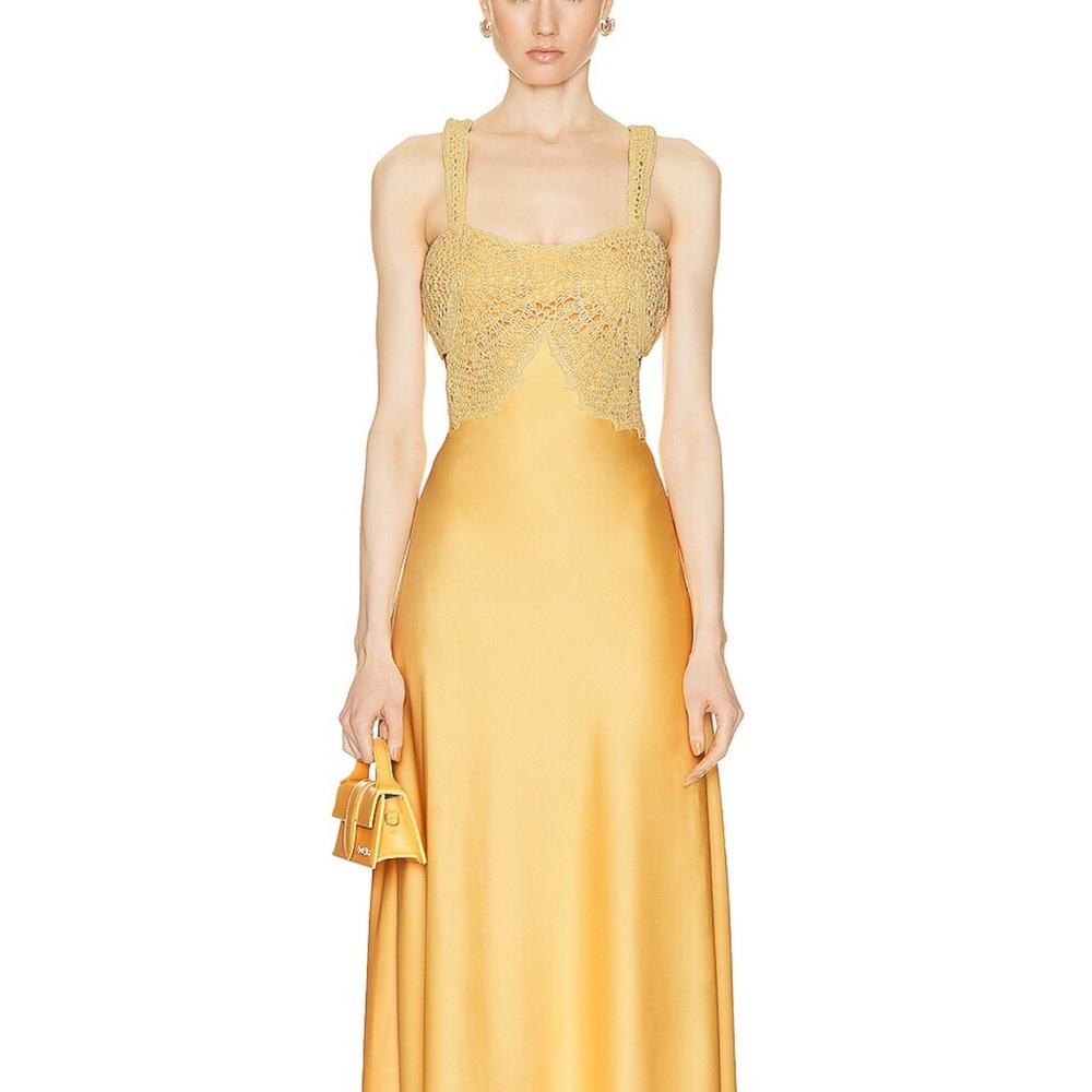 Jonathan Simkhai Gold Dress